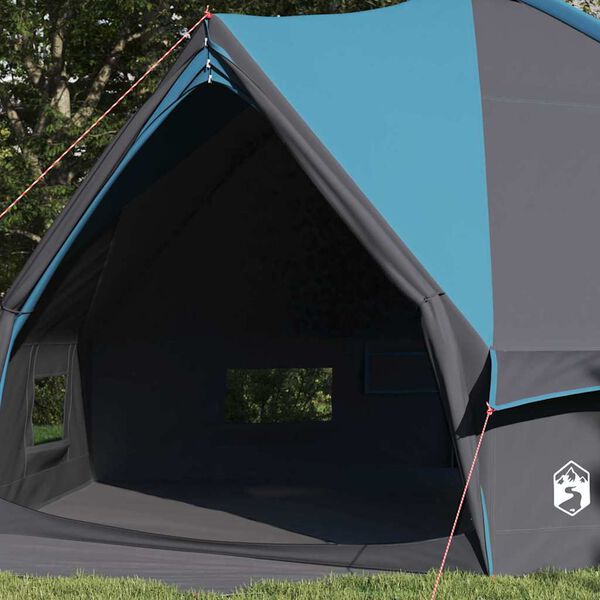 vidaXL Teepee šator s krovom Plava i siva 490 x 410 x 210 cm