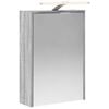 vidaXL Kupaonski ormar s ogledalom Siva Sonoma 43 x 16 x 62.5 cm