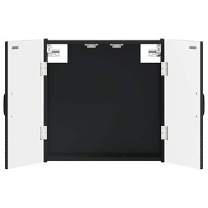 vidaXL Kabinet za mete HAARLEM Crna 52,5 x 10,5 x 53,5 cm