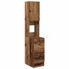 vidaXL Kuhinjski bufet s ladicama Staro drvo 32 x 50 x 180 cm