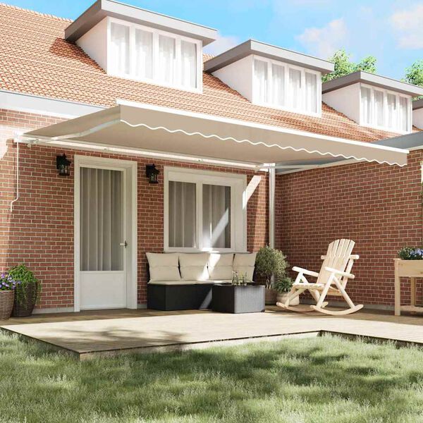 vidaXL Zamjensko platno za tendu Bež 430 x 345 cm Poliester