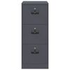 vidaXL Kabinet za datoteke s ladicama Antracit 44 x 50 x 106.5 cm
