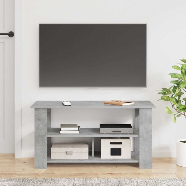 vidaXL Stalak za TV Betonski sivi 100 x 40 x 50 cm