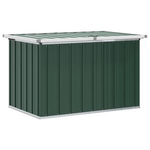vidaXL Kutije za skladi&scaron;tenje Pocinčani čelik 109 x 67 x 65 cm Zelena