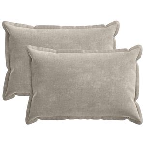 vidaXL Presvlaka za jastuk 2 pcs HOUTEN Svjetlosiva 30 x 50 cm