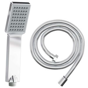 vidaXL Set glave tu&scaron;a Krom 150 cm Nehrđajući čelik