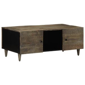 vidaXL Stol za kavu svijetlo sivi 100x54x40 cm Puno drvo Mango