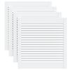 vidaXL Vrata za ormarić re&scaron;etkasta 4 kom bijela 61,5x59,4 cm borovina
