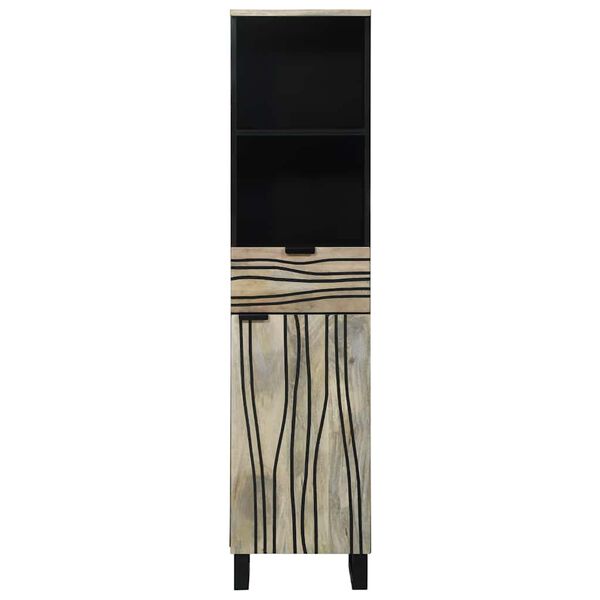 vidaXL Kupaonski ormarić za sudoper s policom Bijelo 38 x 33 x 160 cm