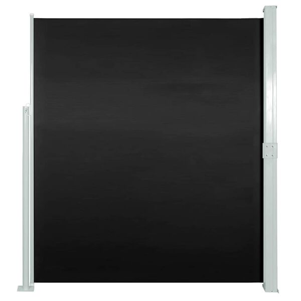 vidaXL Bočna tenda za dvori&scaron;te/terasu 160 x 300 cm crna
