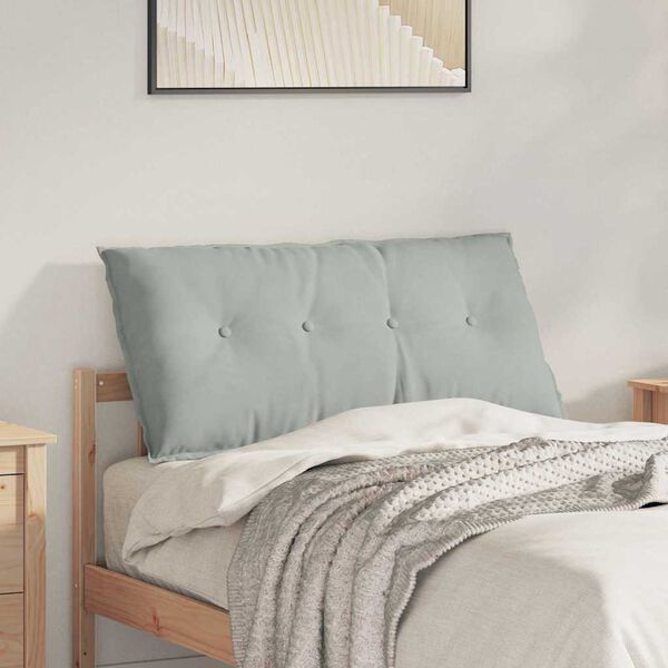 vidaXL Jastuk za leđa Svijetlo siva 100 x 50 cm Kordura tekstil