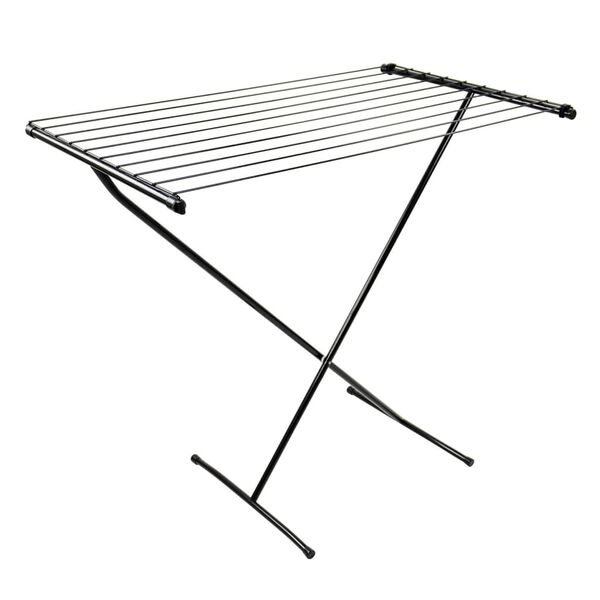 Bo-Camp stalak za su&scaron;enje rublja čelični crni 9 m