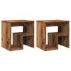 vidaXL Noćni ormarići 2 kom boja drva 40x30x40 cm konstruirano drvo