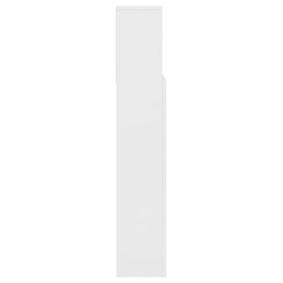 vidaXL Uzglavlje s ormarićem bijelo 140 x 19 x 103,5 cm