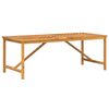 vidaXL Vrtni blagovaonski stol 200 x 90 x 74 cm masivno bagremovo drvo
