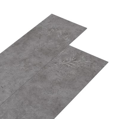 vidaXL Podne obloge od PVC-a 5,02 m² 2 mm samoljepljive boja betona
