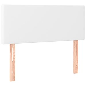 vidaXL Uzglavlje bijelo 80 x 5 x 78/88 cm od umjetne kože