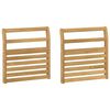 vidaXL Modul naslona za ruke 2 pcs Bijela 58,5 x 8 x 60 cm