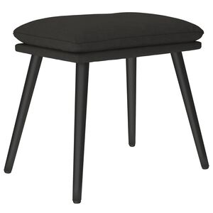 vidaXL Tabure crni 45 x 29,5 x 35 cm od tkanine