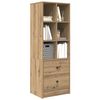 vidaXL Highboard s ladicama Umjetnički hrast 45,5 x 34 x 127 cm