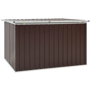 vidaXL Vrtna kutija za pohranu smeđa 171 x 99 x 93 cm