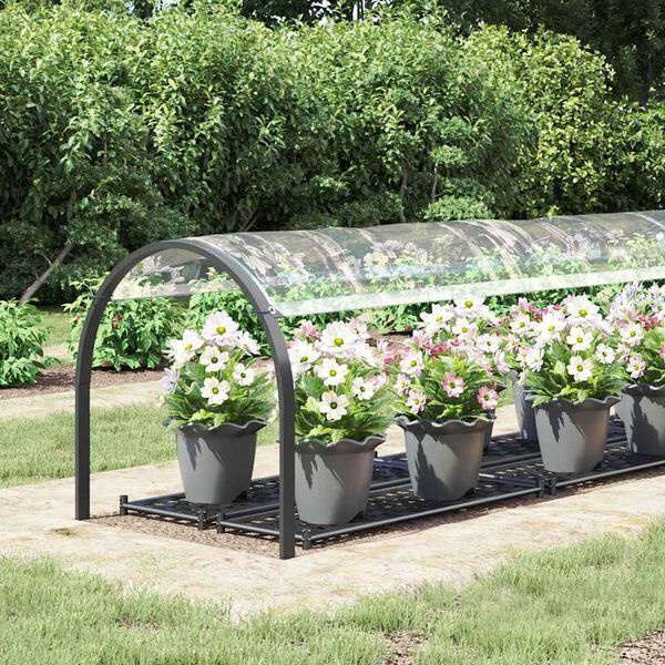 vidaXL Prozirna cerada s u&scaron;icama 1x5 m PVC