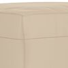 vidaXL Tabure krem 60 x 50 x 41 cm od mikrovlakana
