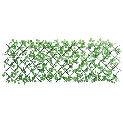 vidaXL Proširiva rešetka od umjetnog bršljana 5 kom zelena 180 x 65 cm