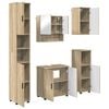 vidaXL Set namje&scaron;taja za kupaonicu 5 kom. Sonoma hrast 61 x 35 x 64 cm