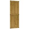 vidaXL Vrata staje Corona Medeno Smeđa 70 x 210 cm Masivna borovina