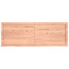 vidaXL Kupaonska radna ploča svjetlosmeđa 140x50x(2-4) cm masivno drvo