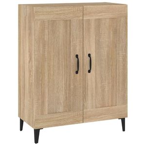 vidaXL Komoda boja hrasta sonome 69,5x34x90 cm od konstruiranog drva