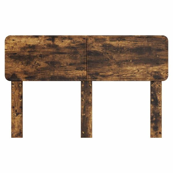 vidaXL Uzglavlje Dimljeni hrast 140 cm Konstruirano drvo