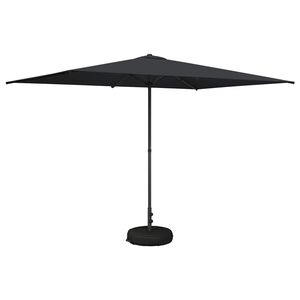 vidaXL Vrtni Parasol s Podnožjem 200 x 300 cm Poliester Pravokutni