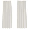 vidaXL Voile zavjesa 2 kom. Krema 260 x 140 cm Poliester