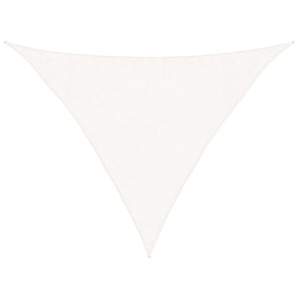 vidaXL Jedro protiv sunca 160 g/m&sup2; bijelo 3,5 x 3,5 x 4,9 m HDPE