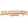 vidaXL 5-dijelni set vrtnih sofa od paleta od masivnog drva bagrema