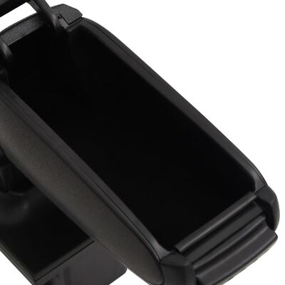 vidaXL Naslon za ruke za automobil crni 16x35x(30-49) cm ABS