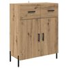 vidaXL Highboard Umjetnički hrast 69,5 x 34 x 180 cm Konstruirano drvo
