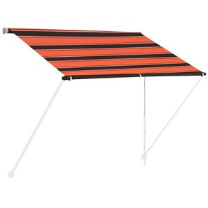 vidaXL Tenda na uvlačenje 100 x 150 cm narančasto-smeđa