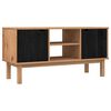 vidaXL TV stalak OTTA 113,5 x 43 x 57 cm Crna Masivna borovina