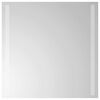 vidaXL LED kupaonsko ogledalo s ogledalom *Transparent*an 50 x 50 cm