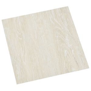 vidaXL Podne daske Krem bijela 5,11 m&sup2; 55 kom. PVC