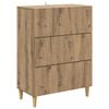 vidaXL Ormar s ladicama Hrast artisan 66 x 34,5 x 90 cm