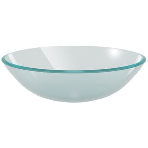 vidaXL Umivaonik od Kaljenog Matiranog Stakla 42 cm