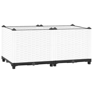 vidaXL Povi&scaron;ena gredica 80x40x38 cm od polipropilena