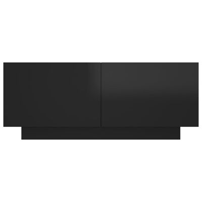 vidaXL Noćni ormarić visoki sjaj crni 100 x 35 x 40 cm od iverice