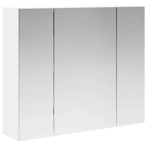 vidaXL Kupaonski ormar s ogledalom Bijelo 60 x 14,5 x 50 cm