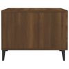 vidaXL Stolići za kavu s metalnim nogama 2 kom boja hrasta 50x50x40 cm