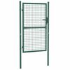 vidaXL Vrata za ogradu Čelik 100x150 cm Zelena